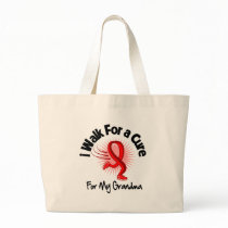I Walk For My Grandma - Heart Disease Tote Bag