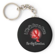I Walk For My Grandma - Heart Disease Key Chain