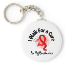 I Walk For My Grandmother - Heart Disease Key Chain