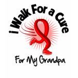 I Walk For My Grandpa - Heart Disease t-shirts