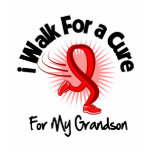I Walk For My Grandson - Heart Disease t-shirts
