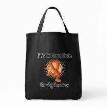 I Walk For My Grandson - Leukaemia Tote Bag