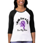 I Walk For My Mum - Purple Ribbon t-shirts