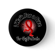 I Walk For My Patients - Heart Disease Pinback Buttons