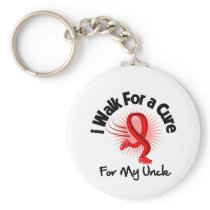 I Walk For My Uncle - Heart Disease Keychains