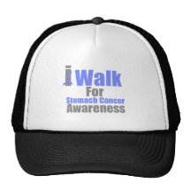 I Walk For Stomach Cancer Awareness Trucker Hats