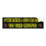 I wanna go back to the 1970's - BUMPER STICKER-2