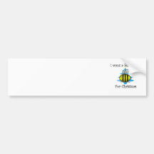 I want a bumblebee for Christmas Bumper Sticker