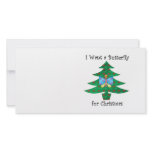I want a butterfly for christmas personalised photo card