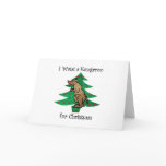I want a kangaroo for christmas card