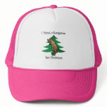 I want a kangaroo for christmas trucker hats