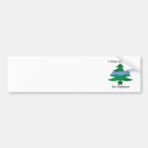 I want a manatee for christmas bumper stickers