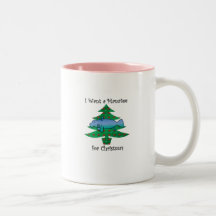 I want a manatee for christmas mug