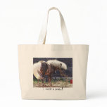 I want a pony! tote bag