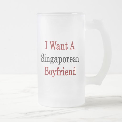 I Want A Singaporean Boyfriend Mug