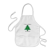 I want an alligator for christmas apron