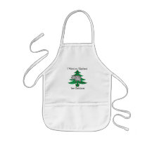 I want an elephant for christmas aprons