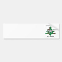 I want an elephant for christmas bumper stickers