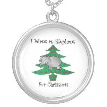 I want an elephant for christmas pendants