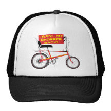I want my chopper back trucker hat