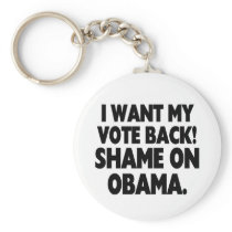 I want my vote back! Shame on Obama.