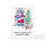 I WANT NAUGHTY GIRLS cards