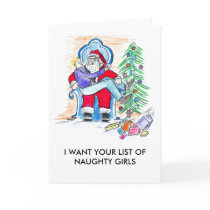 I WANT NAUGHTY GIRLS cards