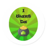 I want the Leprechaun Gold stickers