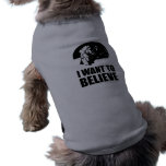 I want to believe - moon landing pet clothing