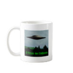 I want to believe coffee mug