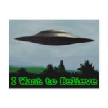 I want to believe postcards