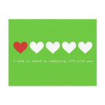I want to spend my remaining life with you postcards
