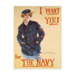 I want you for the Navy postcards