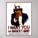 I Want You - Obama Political Poster posters