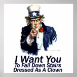 I Want You:  To Fall Down Stairs Poster