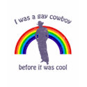 I was a gay cowboy before it was cool t-shirts