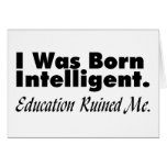I Was Born Intelligent cards