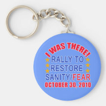 I WAS THERE at the Rally to Restore Sanity Tshirt Keychain