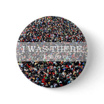 I WAS THERE: Crowd at Inauguration Ceremony Pin