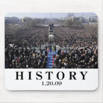 I WAS THERE: Crowd at Inauguration Ceremony Mouse Pads