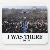 I WAS THERE: Crowd at Inauguration during Ceremony Mouse Mats