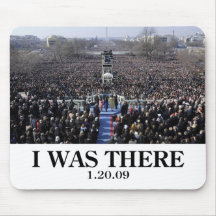 I WAS THERE: Crowd at Inauguration during Ceremony Mouse Mats