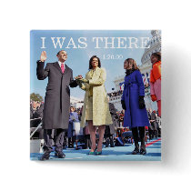 I WAS THERE: Obama Family at Inaugural Ceremony Pins