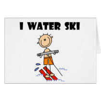 I Water Ski T-shirts and gifts Cards