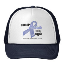 I Wear a Periwinkle Ribbon For My Daughter Hats