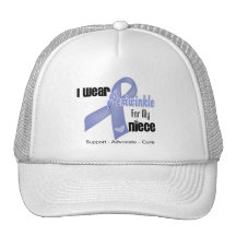 I Wear a Periwinkle Ribbon For My Niece Trucker Hats