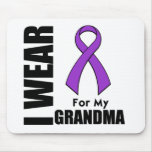 I Wear a Purple Ribbon For My Grandma Mouse Pads