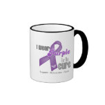 I Wear a Purple Ribbon For The Cure Mug