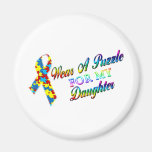 I Wear A Puzzle for my Daughter Fridge Magnets