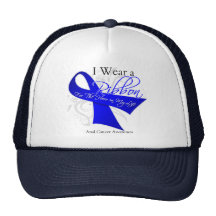 I Wear a Ribbon For My Hero - Anal Cancer Mesh Hats